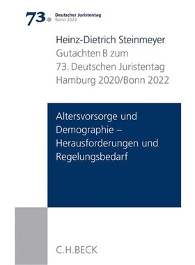 预订【德语】Verhandlungen des 73. Deutschen Juristentages Hamburg 2020 / Bonn 2022  Bd. I: G