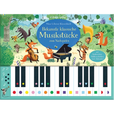 预订不退不换德语 Mein Usborne-Klavierbuch: Bekannte klassische Musikstücke zum Nachspie[9781789411652]