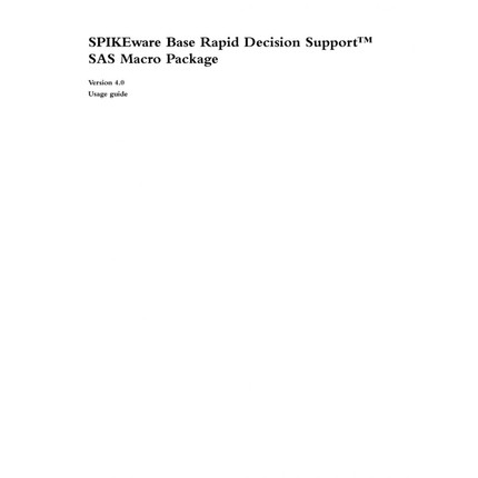 按需印刷Rapid Decision Support Usage Guide[9781365906039]