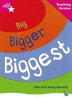 预订不退不换Rigby Star Non-fiction Guided Reading Pink Level: Big, Bigger, Biggest Teaching Version