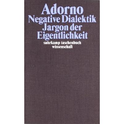 预订不退不换德语 Negative Dialektik. Jargon der Eigentlichkeit: