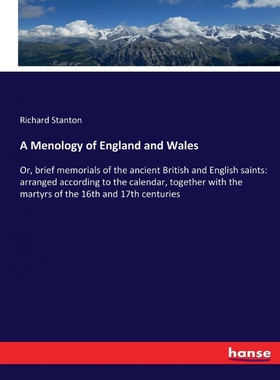 按需印刷不退不换A Menology of England and Wales[9783337331733]