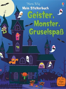 预订【德语】 Mein Stickerbuch: Geister, Monster, Gruselspaß[9781782323235]