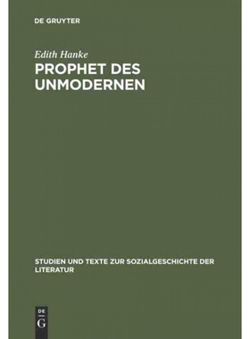 按需印刷DEG Prophet des Unmodernen[9783484350380]