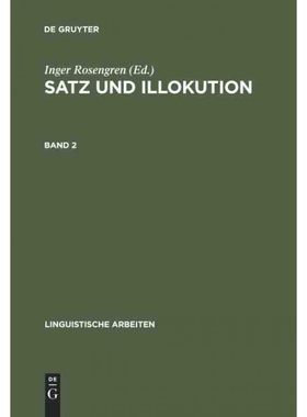 按需印刷DEG Satz und Illokution[9783484302792]