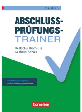 预订【德语】 Abschlussprüfungstrainer Deutsch - Sachsen-Anhalt - 10. Schuljahr[9783062110054]