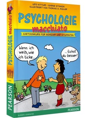 预订【德语】Psychologie macchiato:Cartoonkurs für Schüler und Studenten