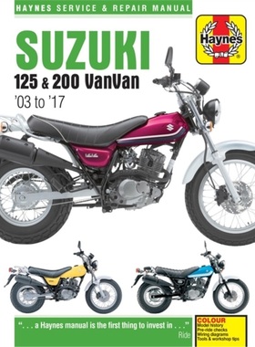 预订Suzuki RV125/200 Vanvan ('03 - '16)[9781785213557]