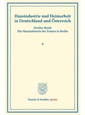 预订【德语】 Hausindustrie und Heimarbeit in Deutschla