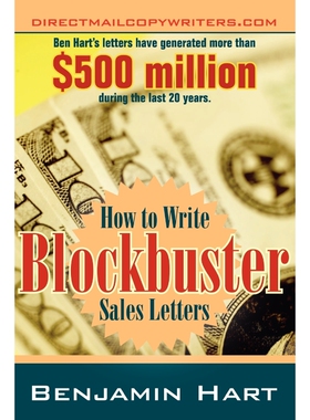 按需印刷不退不换How to Write Blockbuster Sales Letters[9781598002621]