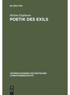 按需印刷DEG Poetik des Exils[9783484321090]