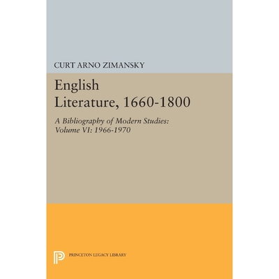 按需印刷不退不换English Literature, 1660-1800[9780691619781]
