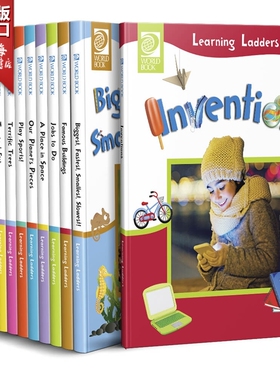 现货 Learning Ladders World Book's Learning (s3) 2018  10本套装  无音频 儿童科普启蒙入门读物 英文原版  世图出版 外文书店
