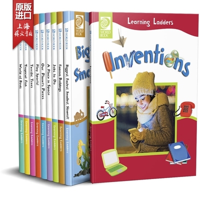 现货 Learning Ladders World Book's Learning (s3) 2018  10本套装  无音频 儿童科普启蒙入门读物 英文原版  世图出版 外文书店