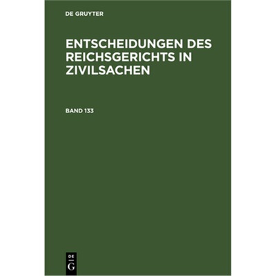 预订不退不换德语 Entscheidungen des Reichsgerichts in Zivi