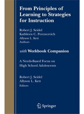 预订From Principles of Learning to Strategies for Instruction-with Workbook Companio[9780387710853]