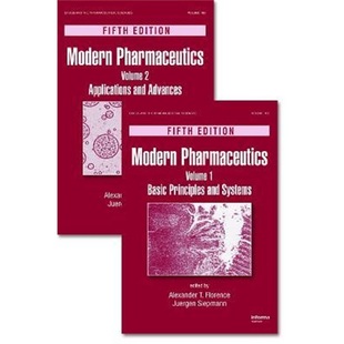 Pharmaceutics 9781420065701 Two Set Volume 预订Modern