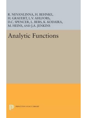 按需印刷不退不换Analytic Functions[9780691652436]