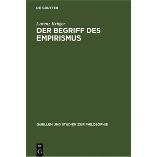 预订不退不换德语 Der Begriff des Empirismus[9783110041330]