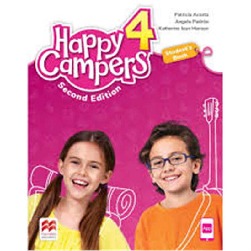 现货 快乐露营者 第二版 第4级 学生用书附学生电子书及学生应用Happy Campers 2E L4 SB with Studen