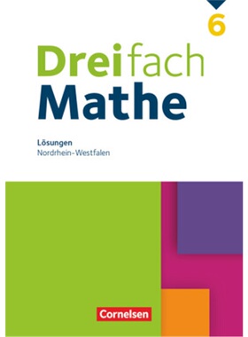 预订【德语】 Dreifach Mathe - Nordrhein-Westfalen - Ausgabe 2020/2022 - 6. Schuljah[9783060437573]