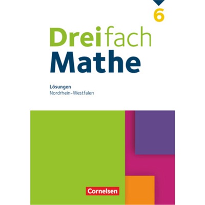预订【德语】 Dreifach Mathe - Nordrhein-Westfalen - Ausgabe 2020/2022 - 6. Schuljah[9783060437573]