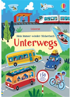 预订【德语】 Mein Immer-wieder-Stickerbuch: Unterwegs[9781789415520]