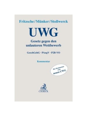 预订【德语】Gesetz gegen den unlauteren Wettbewerb:GeschGehG, PAngV, P2B-VO
