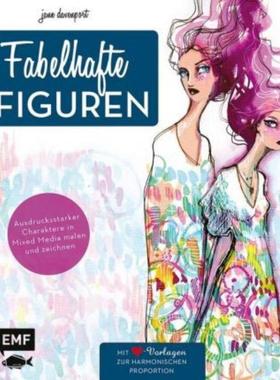 预订【德语】 Fabelhafte Figuren:Ausdrucksstarker Charaktere in Mixed Media malen und zeichnen. M