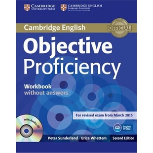 预订不退不换Objective Proficiency Workbook without Answers with Audio CD