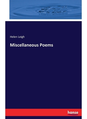 按需印刷Miscellaneous Poems[9783744713184]
