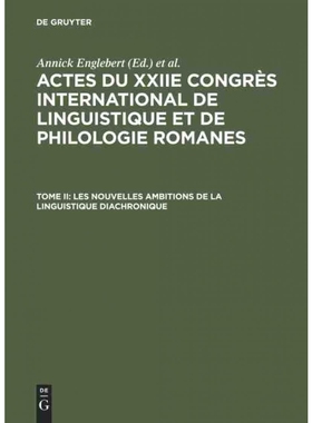按需印刷不退不换DEG Les nouvelles ambitions de la linguistique diachronique[9783484503724]