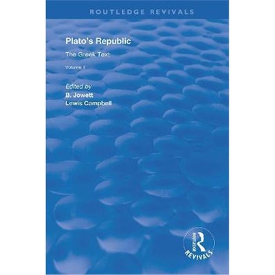 按需印刷Plato's Republic (Vol 2):The Greek Text[9780367179632]