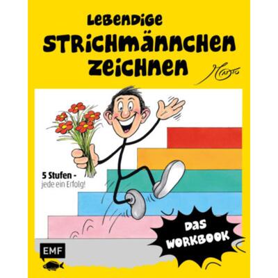 预订【德语】 Lebendige Strichmännchen zeichnen - Das Workbook: