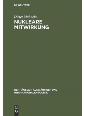 按需印刷DEG Nukleare Mitwirkung[9783110018202]