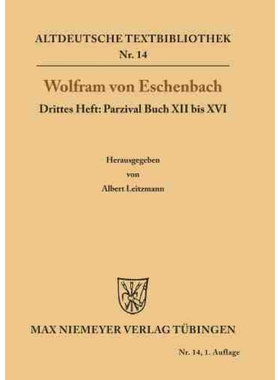 按需印刷不退不换DEG Parzival Buch XII bis XVI[9783110482980]