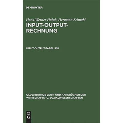预订【德语】 Input-Output-Rechnung, Input-Output-Tabel
