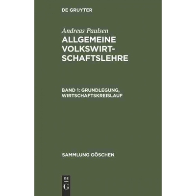 按需印刷DEG Grundlegung, Wirtschaftskreislauf[9783110047196]