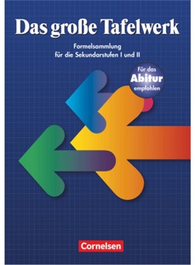 预订【德语】 Das große Tafelwerk - Formelsammlung für die Sekundarstufen I und II -[9783060207602]