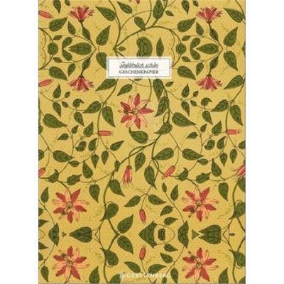 预订【德语】 Gefährlich schön Geschenkpapier-Heft - Motiv Rote Blume[4250915933801]