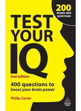 按需印刷Test Your IQ:400 Questions to Boost Your Brainpower[9780749456771]