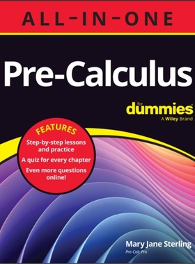 预订Pre-Calculus All-in-One For Dummies:Book + Cha