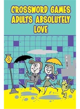 按需印刷不退不换Crossword Games Adults Absolutely Love[9781682603727]