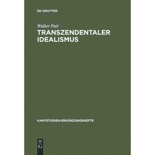 按需印刷DEG Transzendentaler Idealismus[9783110108910]