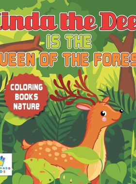 按需印刷不退不换Linda the Deer is the Queen of the Forest | Coloring Books Nature[9781645210559]