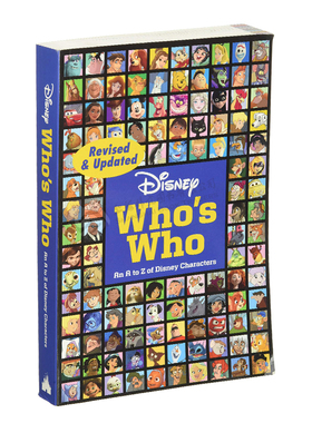 现货 Disney Who's Who 英文原版 迪士尼人物百科全书 角色书characters人物大全 名人录 皮克斯卡通角色修订更新版 上海外文书店
