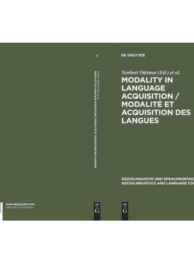 按需印刷DGYT Modality in Language Acquisition   Modalité et acquisition des langues[9783110123784]