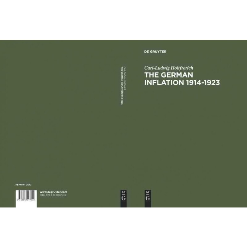 按需印刷不退不换DGYT The German Inflation 1914 1923[9783110097146]