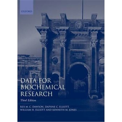 按需印刷不退不换Data for Biochemical Research[9780198552994]