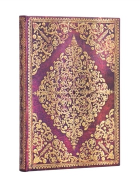 预订Viola (Diamond Rosette) Midi Lined Hardcover Journal[9781439781166]